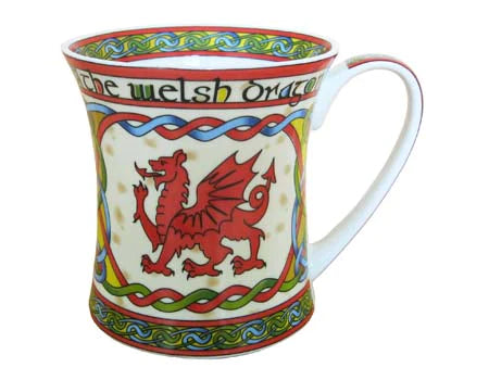 Welsh Weave Dragon Mug