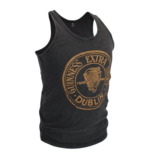Guinness Black Washed Extra Stout Vest Top