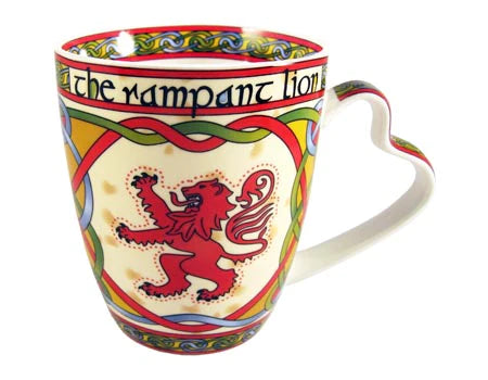 Scottish Weave Rampant Lion Mug