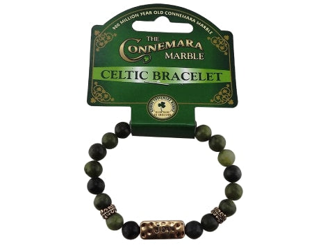 Connemara Marble Joy Message Bracelet