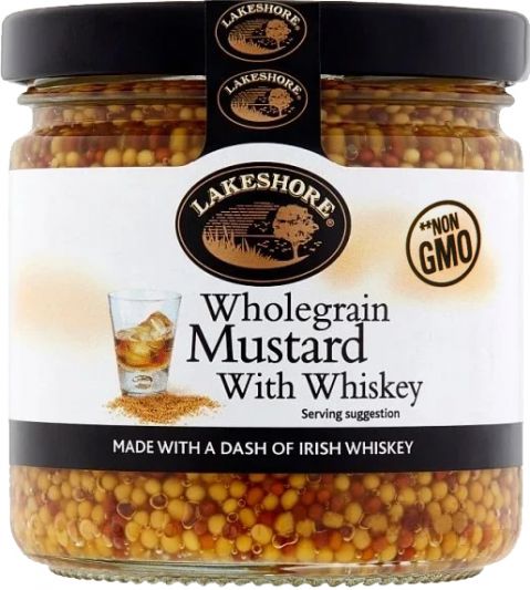 Lakeshore Wholegrain Mustard with Whiskey - 205g