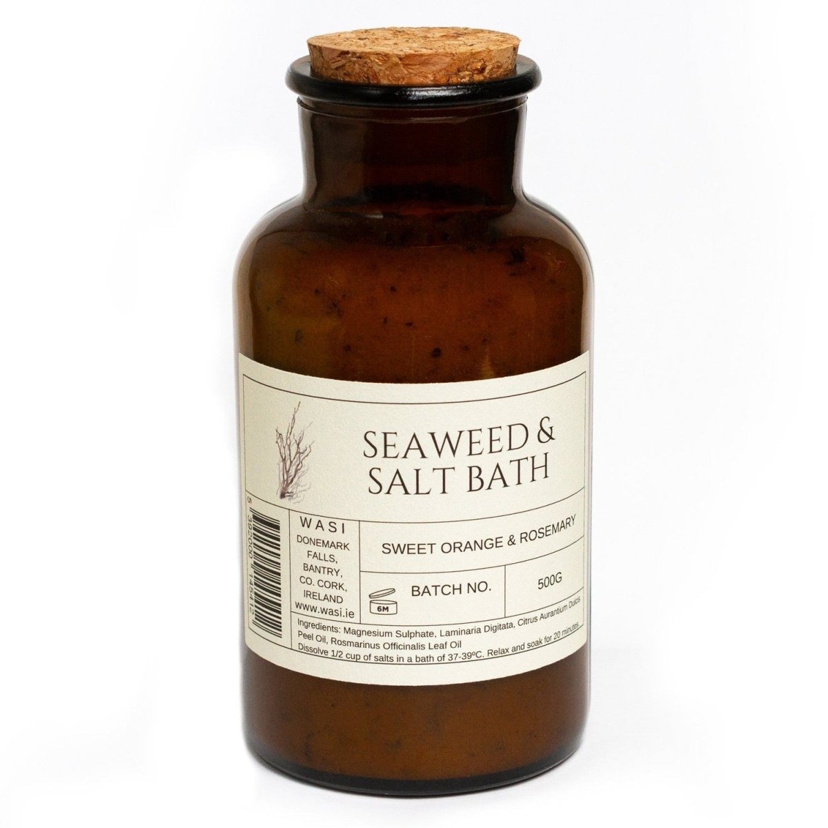 Irish Seaweed & Algae Regenerative Wedding Party Favor Collection – 6-Gift Box Set with Handcrafted Soap, Lip Balm, Body Oil, Candle, Bath Salts & Journal view 3