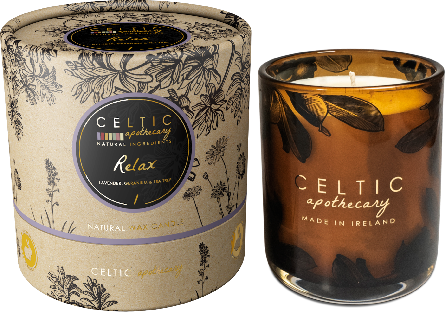 Celtic Apothecary Relax Candle
