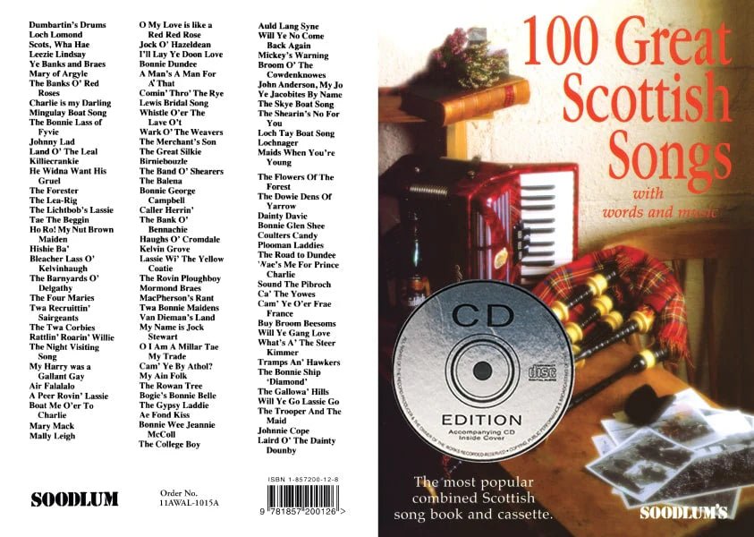 100 Great Scottish Songs | Book and CD
