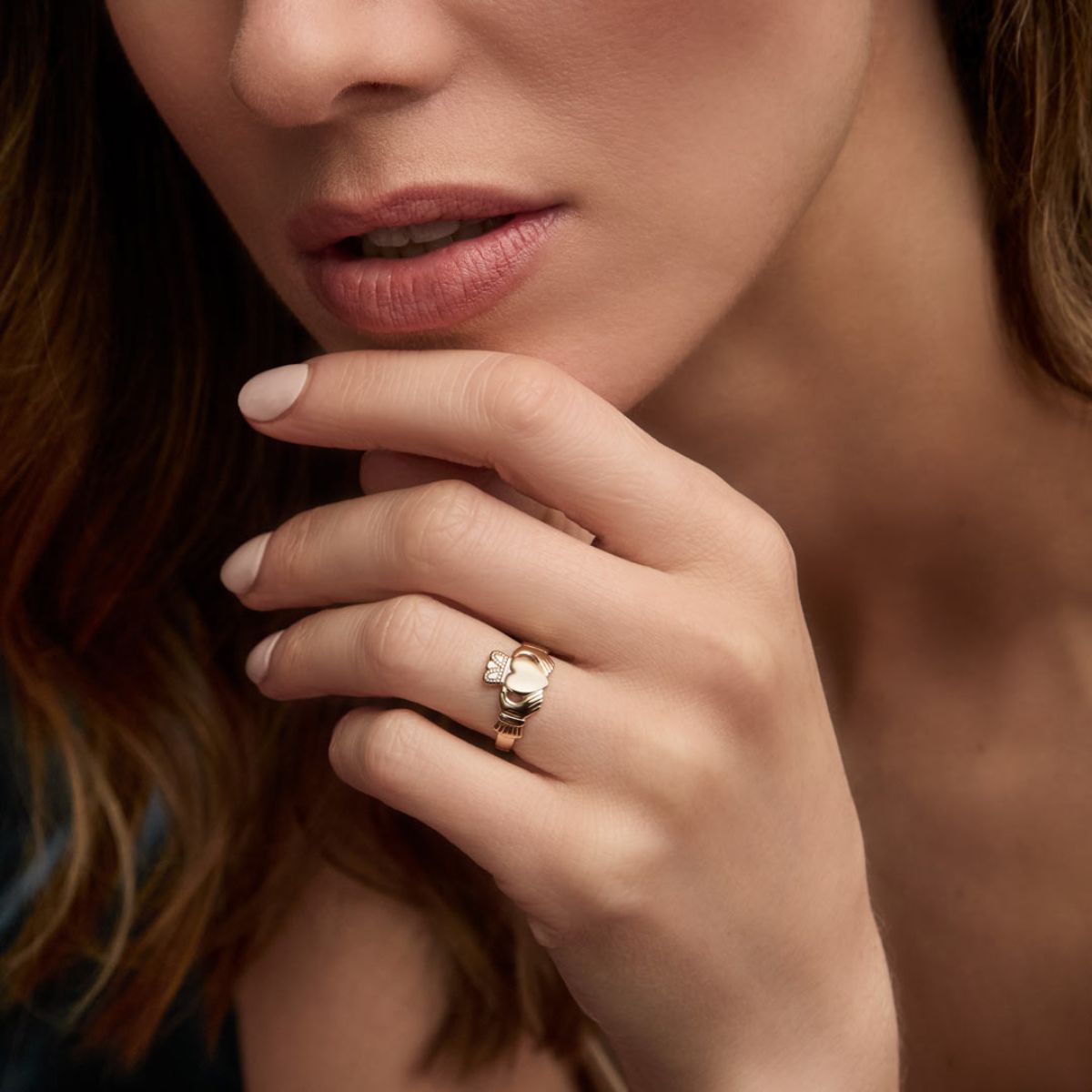 10k Gold Ladies Claddagh Ring