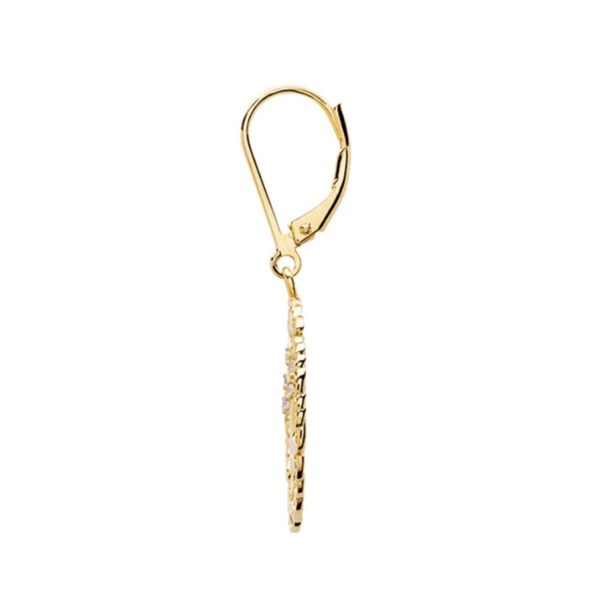 14K Gold Vermeil Filigree Celtic Tree of Life Earrings