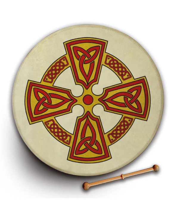 15" Bodhrán Pack - Kilkenny Celtic Cross Design - The Celtic Gift Store - Gift