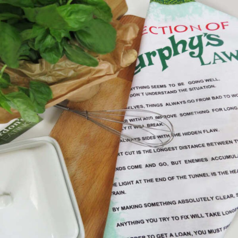 Samuel Lamont Murphy's Law Tea Towel