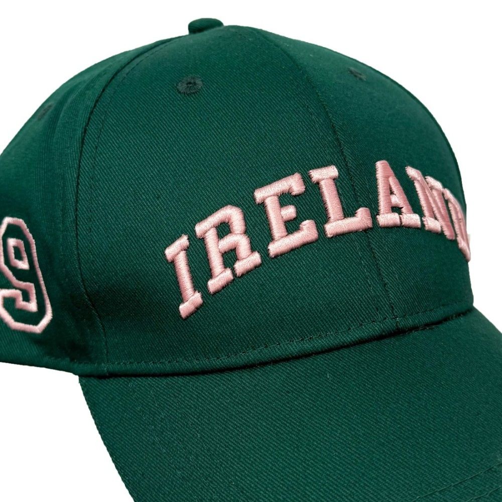 Green and Pink Classic Ireland Baseball Cap