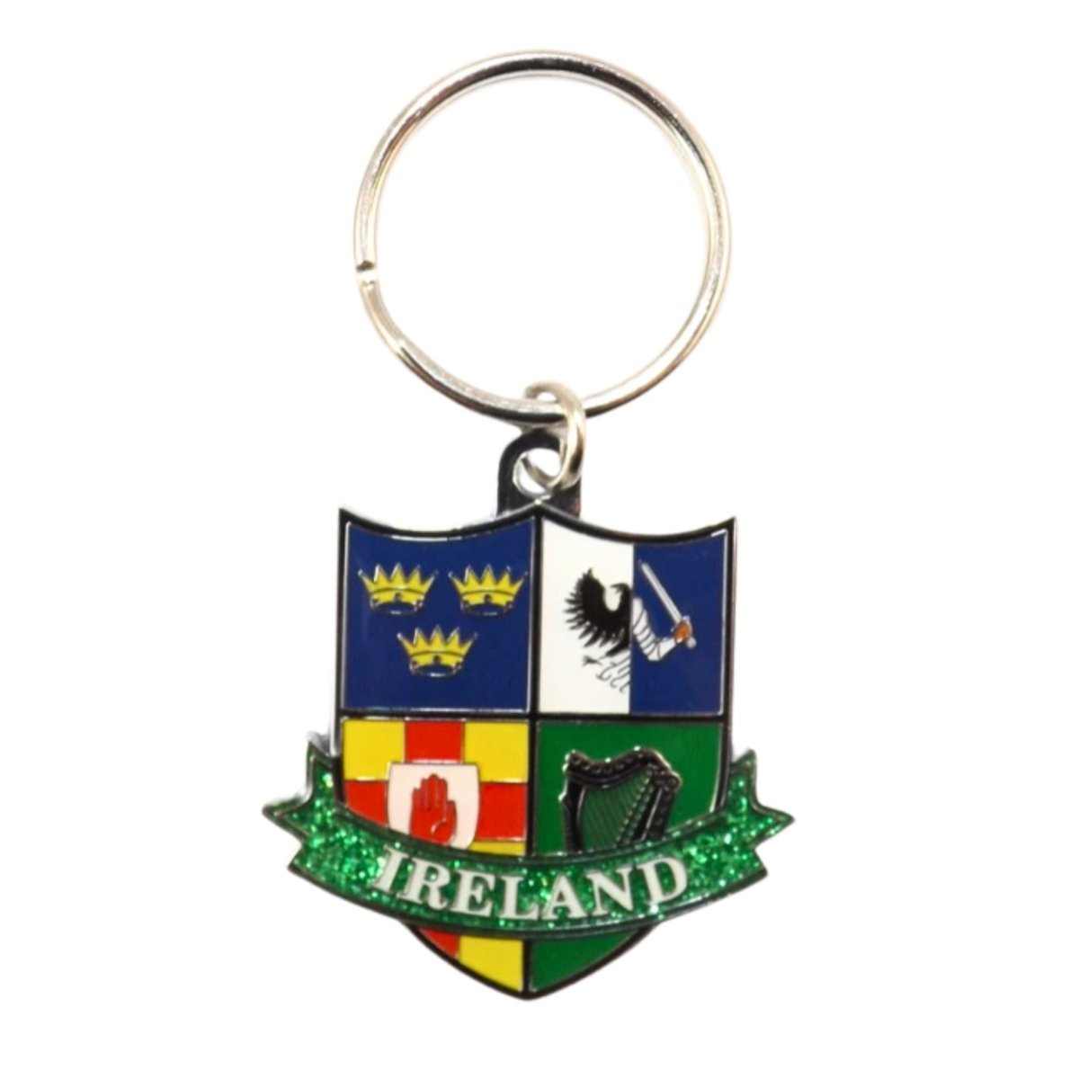 4 Provinces Keyring | Irish Heritage Keychain – The Celtic Gift Store