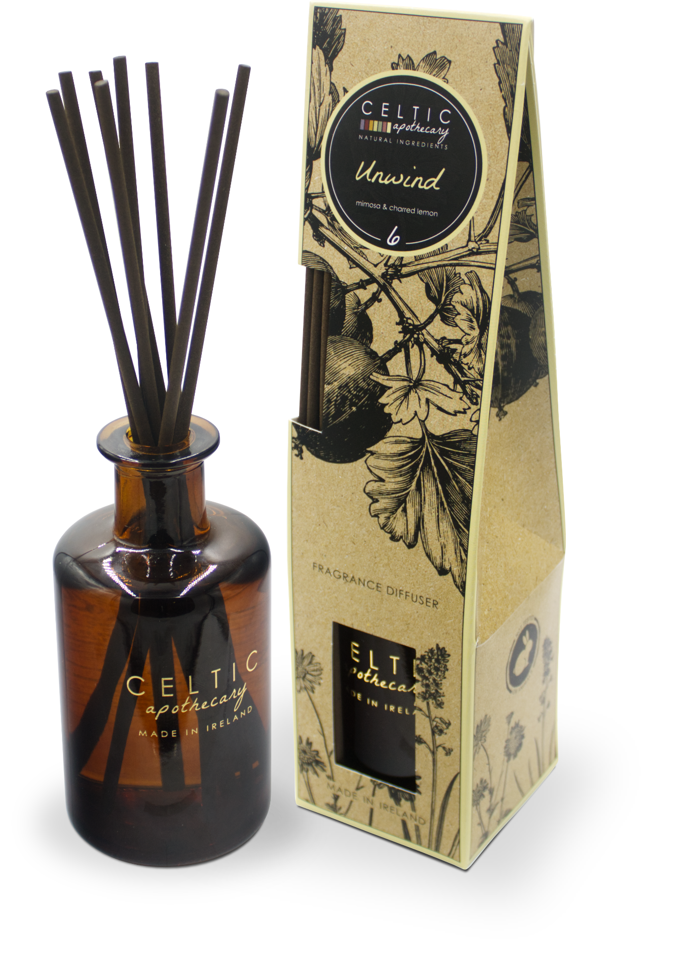 Celtic Apothecary Unwind Diffuser Set