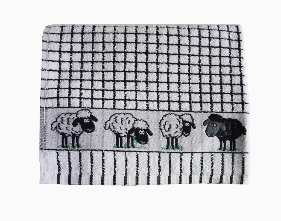 Poli-Dri Jacquard Tea Towel - Sheep
