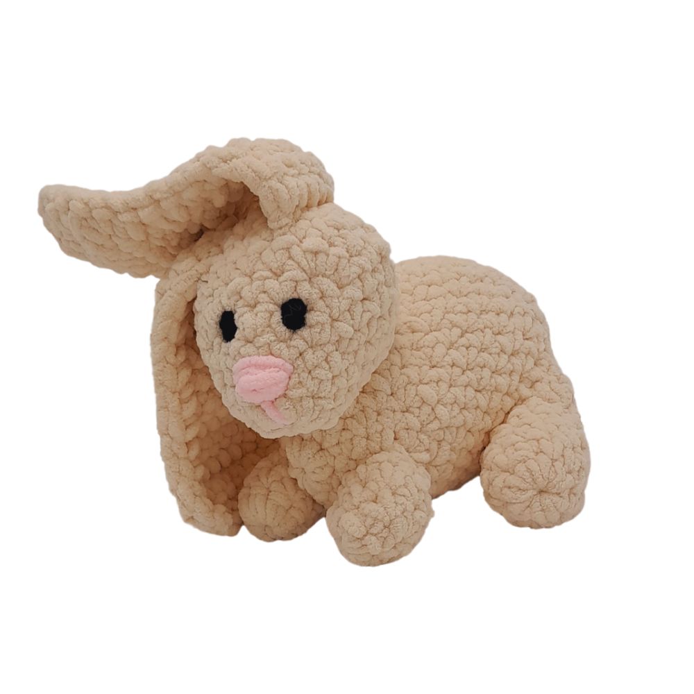 Wonky Woolins Crocheted Binky Bunny Stuffed Animal