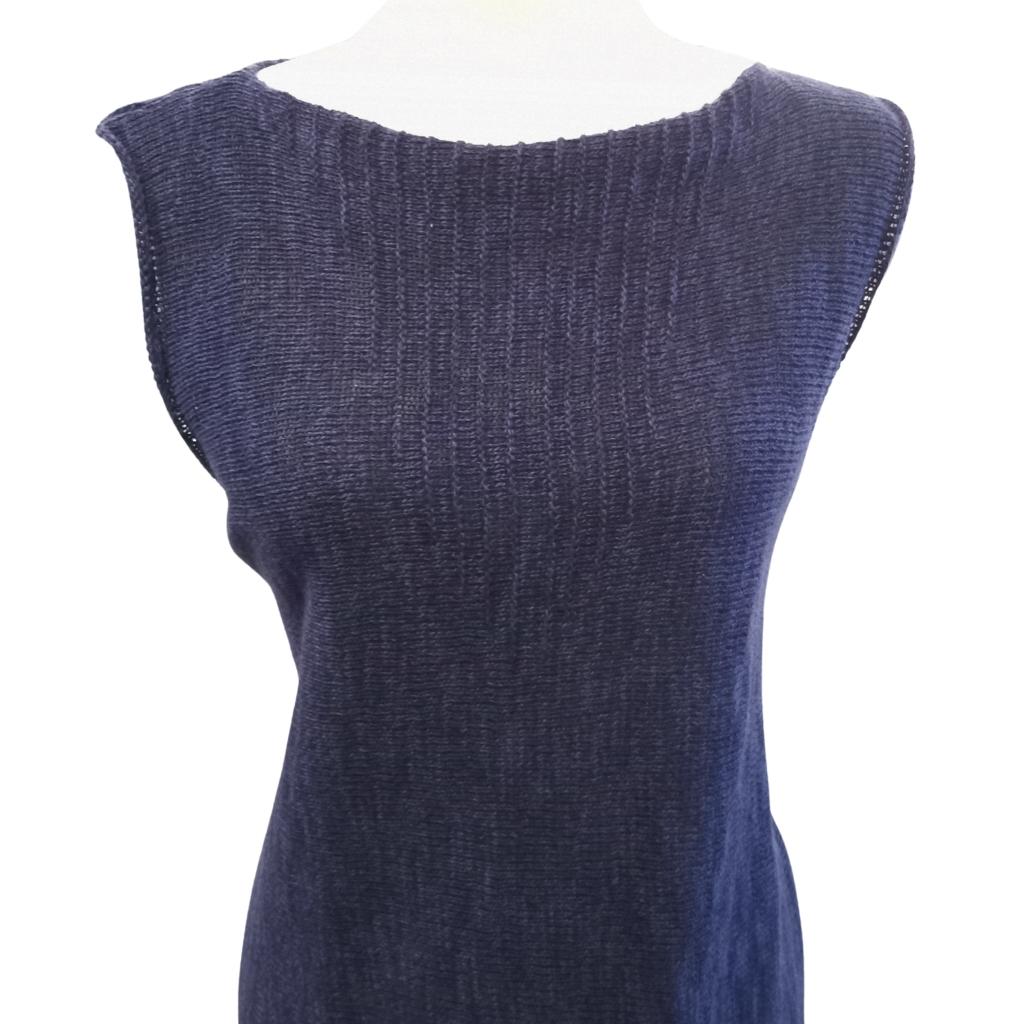 Bill Baber Long Sally Dress - Navy