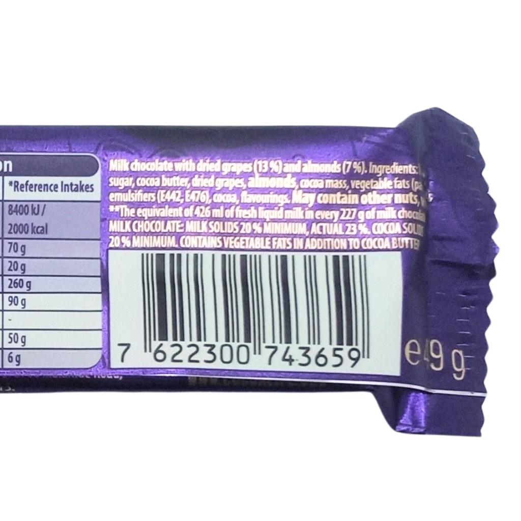 Cadbury Fruit and Nut- 49g