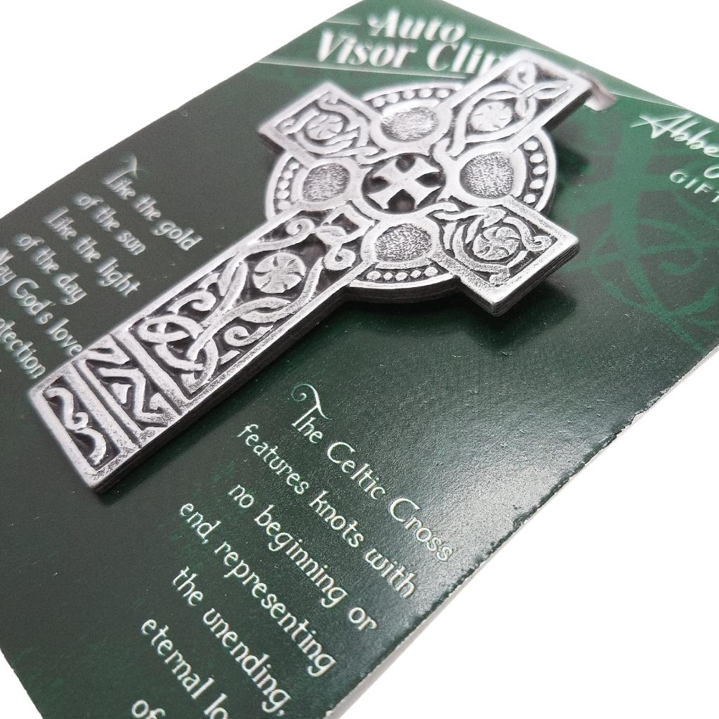 Celtic Cross Visor Clip