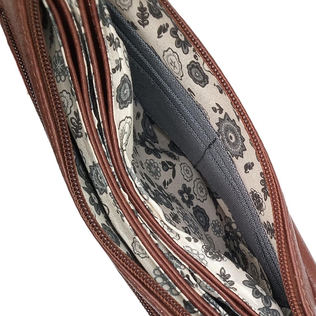 Celtic Trinity Knot Cell Phone Pocket Bag- Camel
