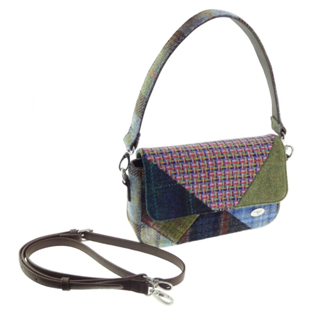 Glen Appin Small Patchwork Harris Tweed Bag - 'Clunie'