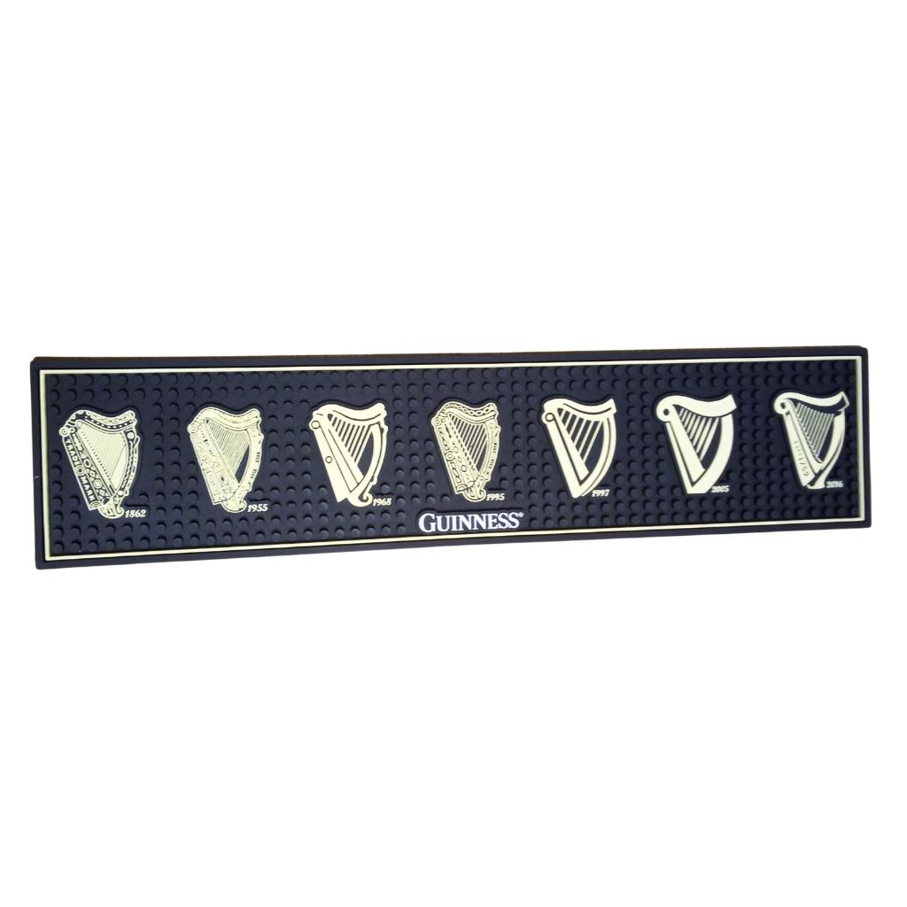 Guinness Evolution of the Harp PVC Bar Mat