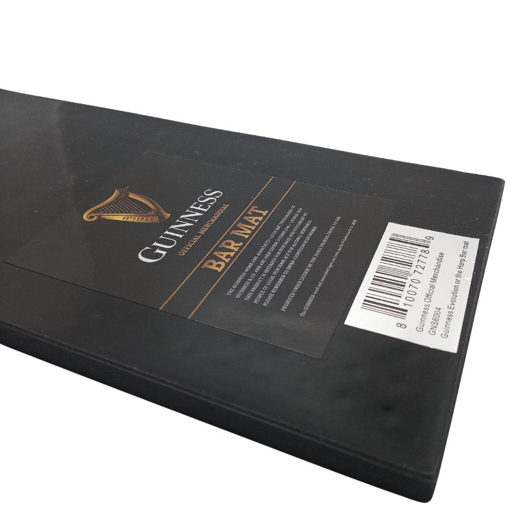 Guinness Evolution of the Harp PVC Bar Mat