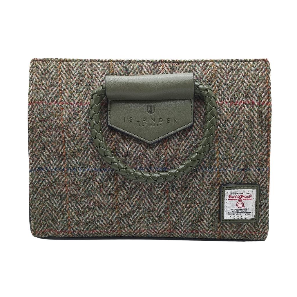 Islander Harris Tweed Arran Tote 'Chestnut Herringbone'