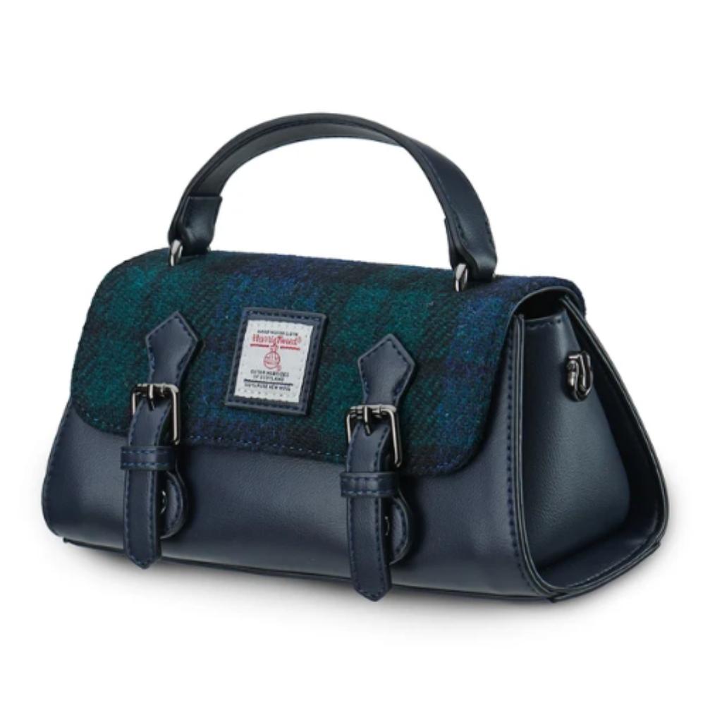 Islander Harris Tweed The Victoria Satchel 'Black Watch'