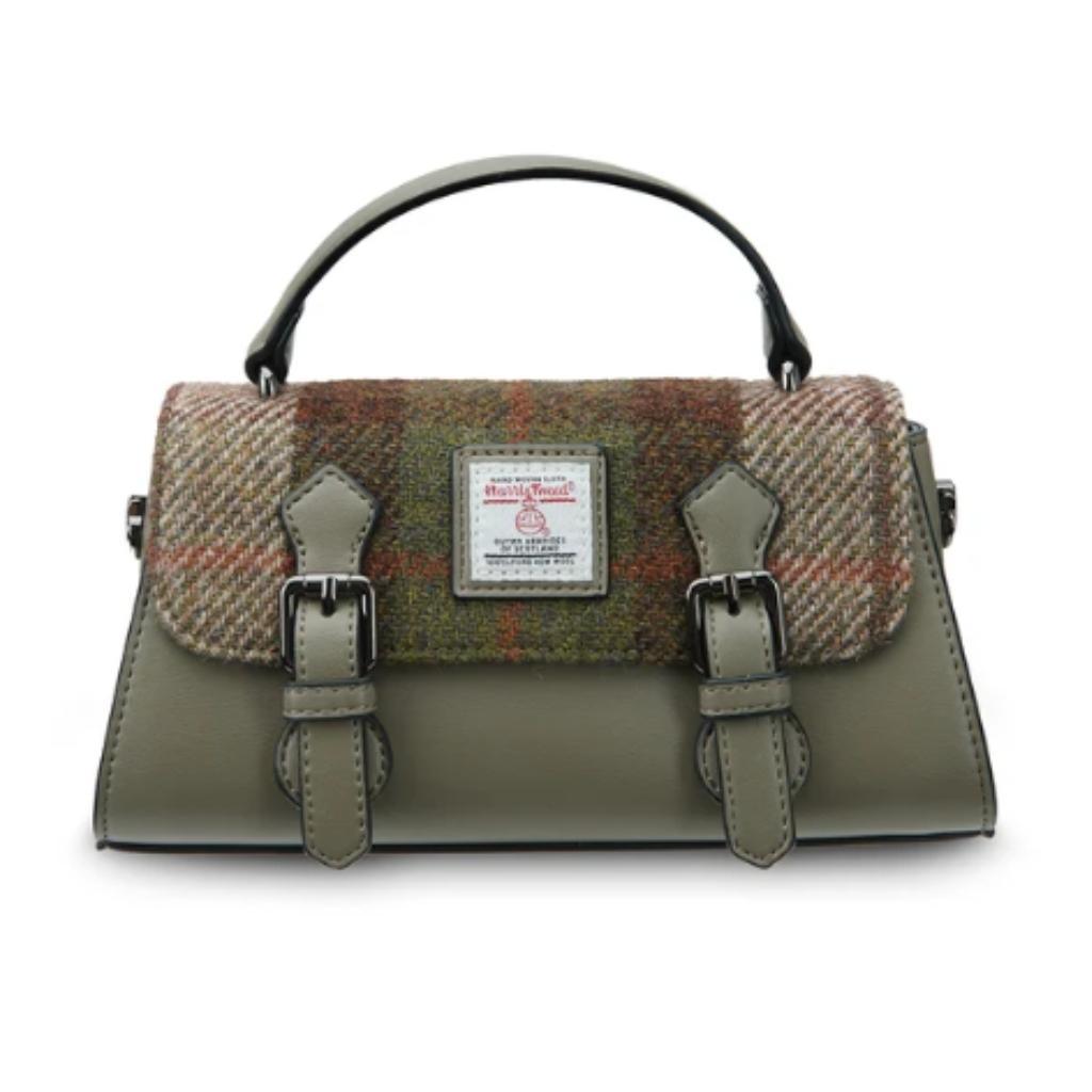 Islander Harris Tweed The Victoria Satchel 'Chestnut Tartan'