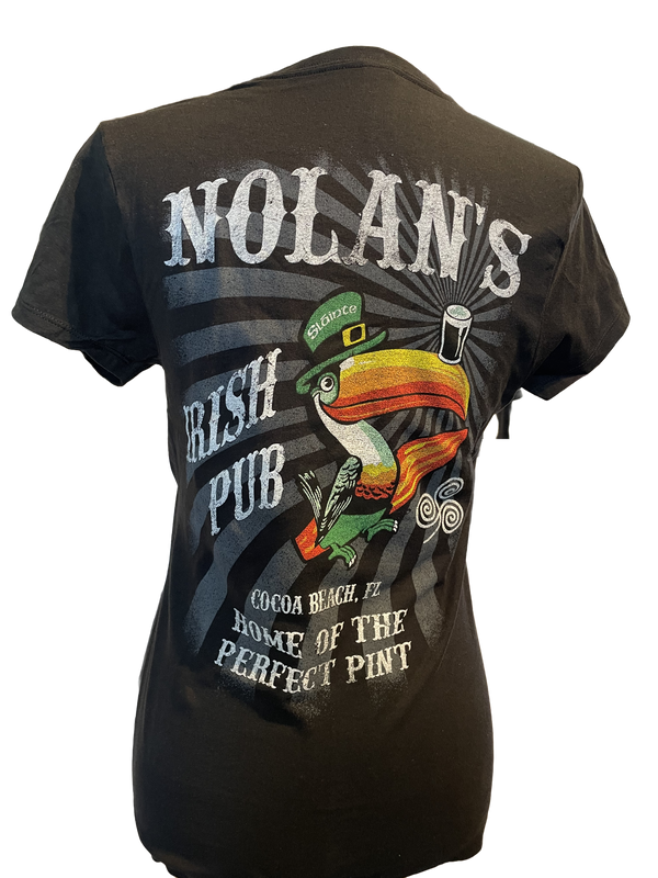 Nolan's Ladies Toucan W/ Background - Round Neck