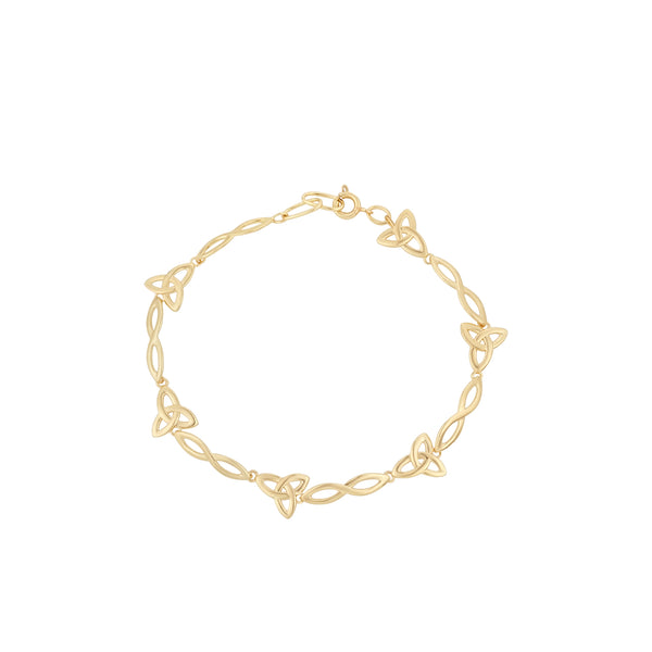 Tara Gold Plated Trinity Knot Bracelet