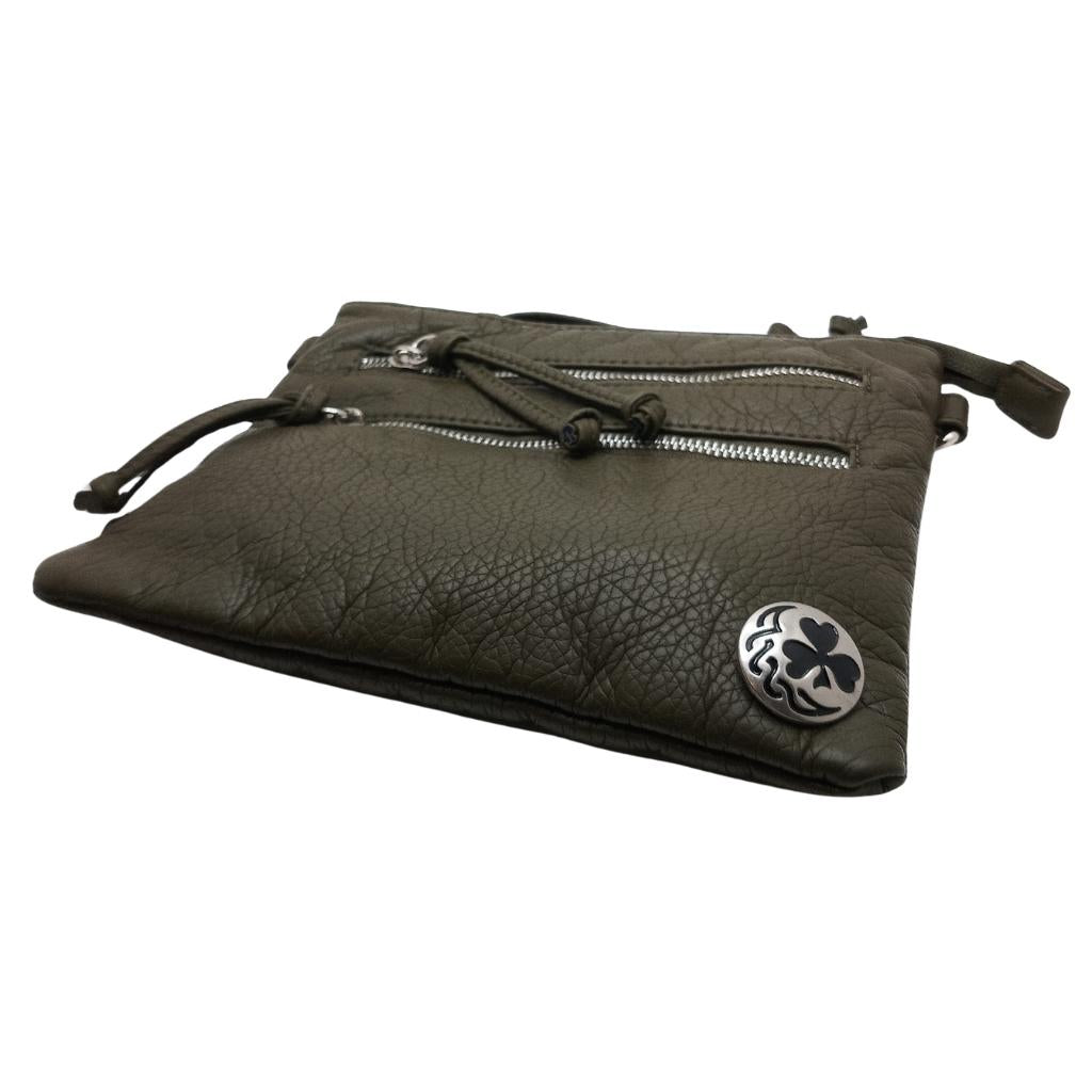 Shamrock Square Crossbody Bag- Hunter Green