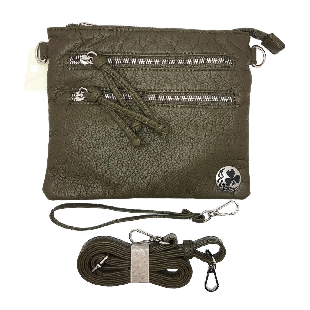 Shamrock Square Crossbody Bag- Hunter Green
