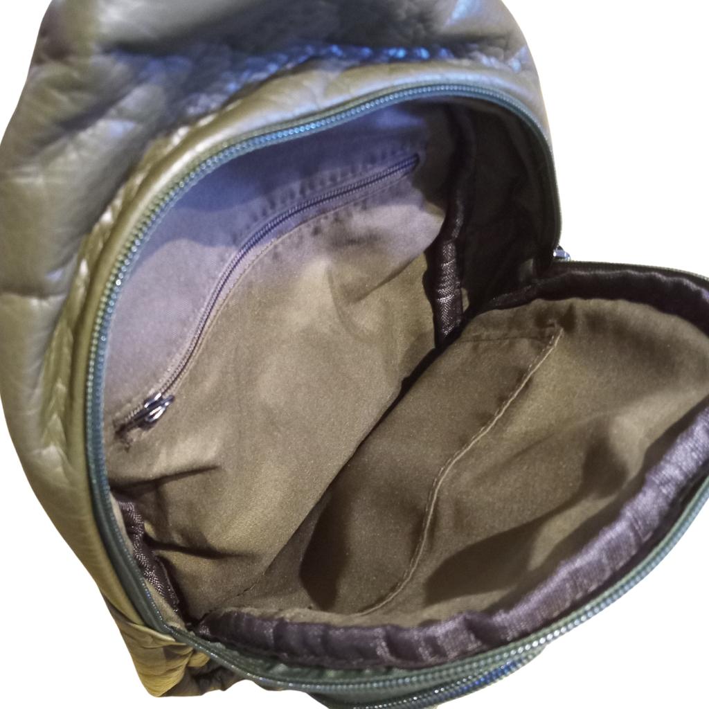 Shamrock Washed Pocket Sling Bag- Hunter Green