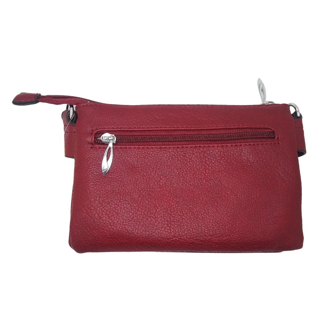 Tree of Life Trinity Branch Cell Phone Pocket Bag- Red