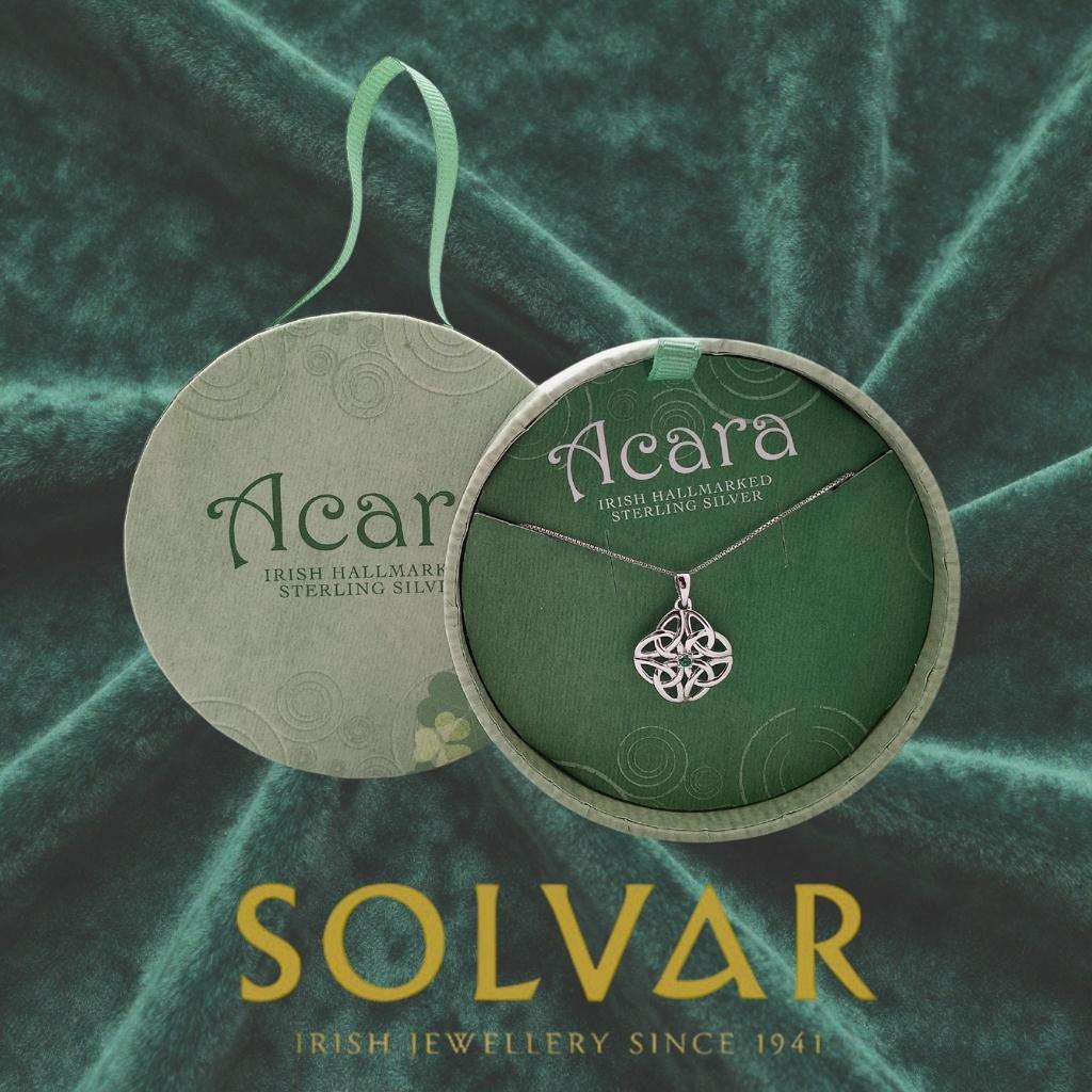 Acara Sterling Silver Celtic Knot Necklace by Solvar Jewelry - Necklaces