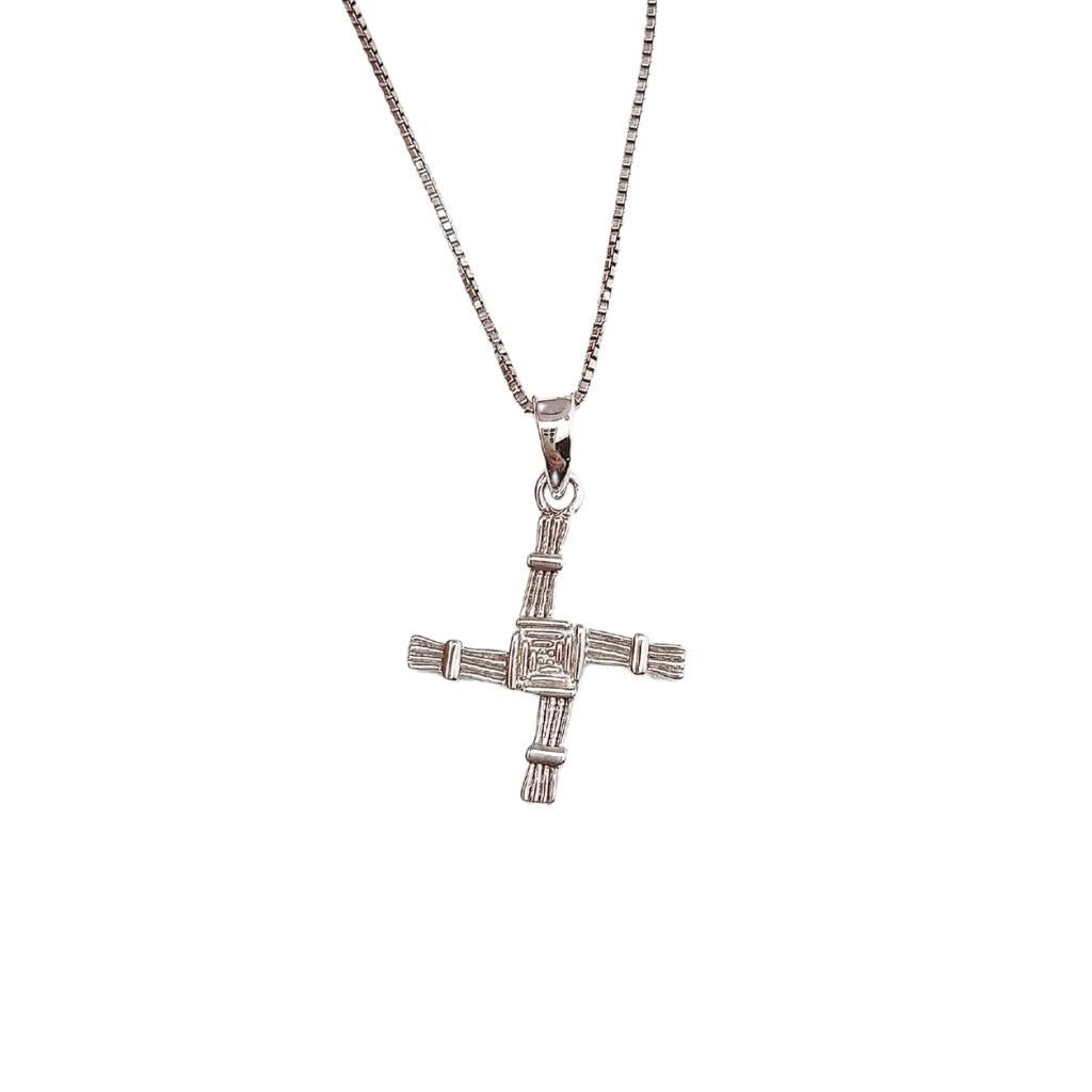 Acara Sterling Silver St. Brigid's Cross Necklace by Solvar Jewelry - Necklaces