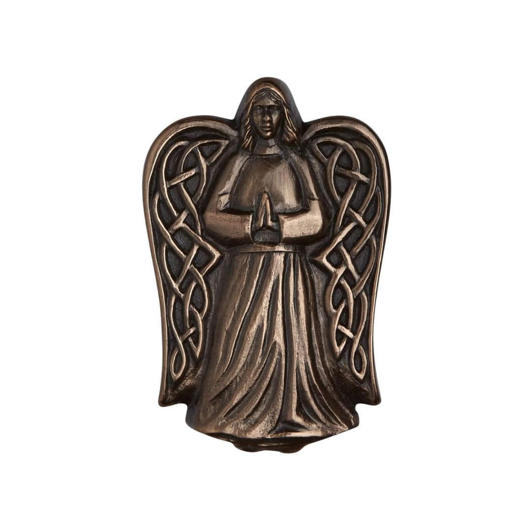 Angel Bronze Wall Plaque