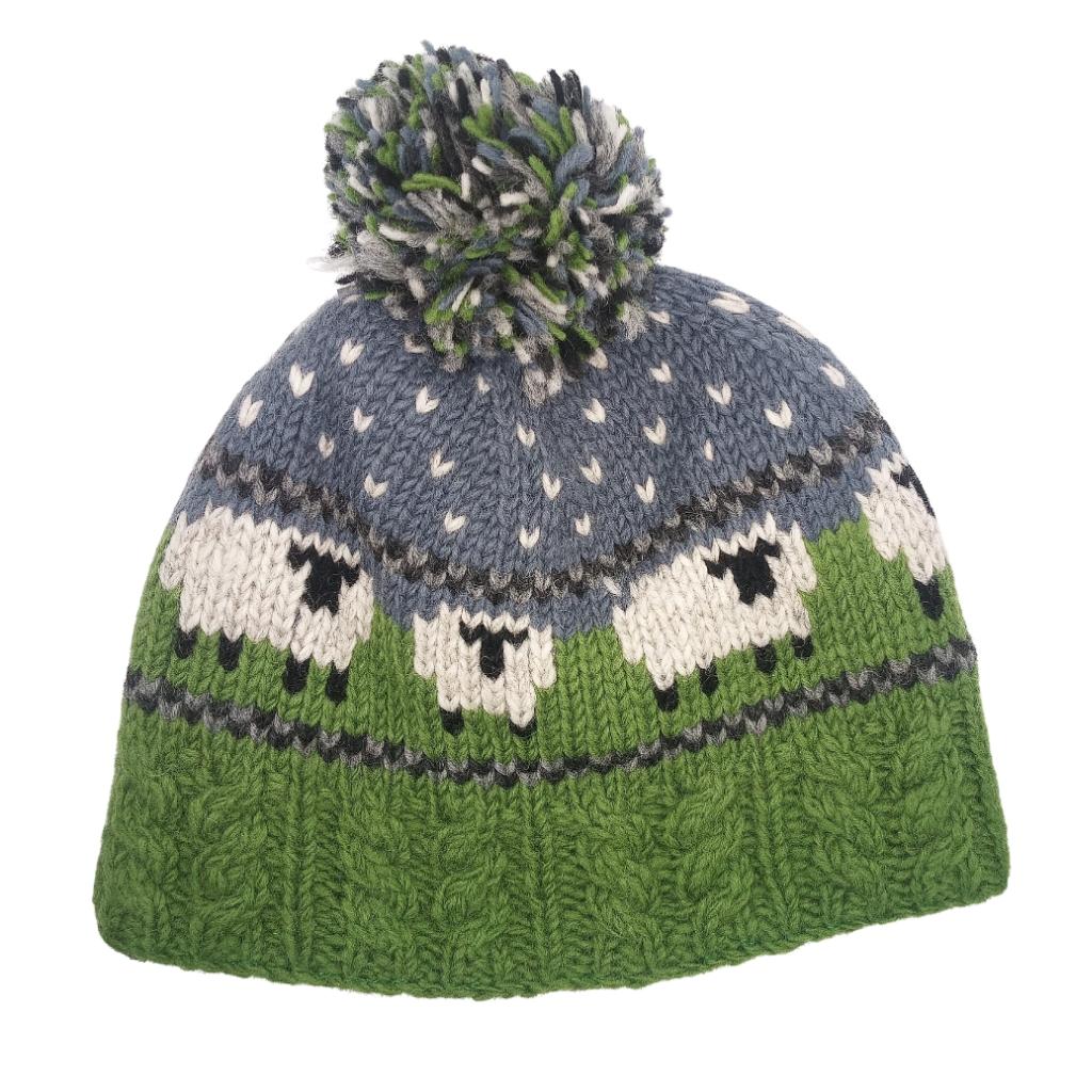 Aran Cable Pullon Sheep Hat