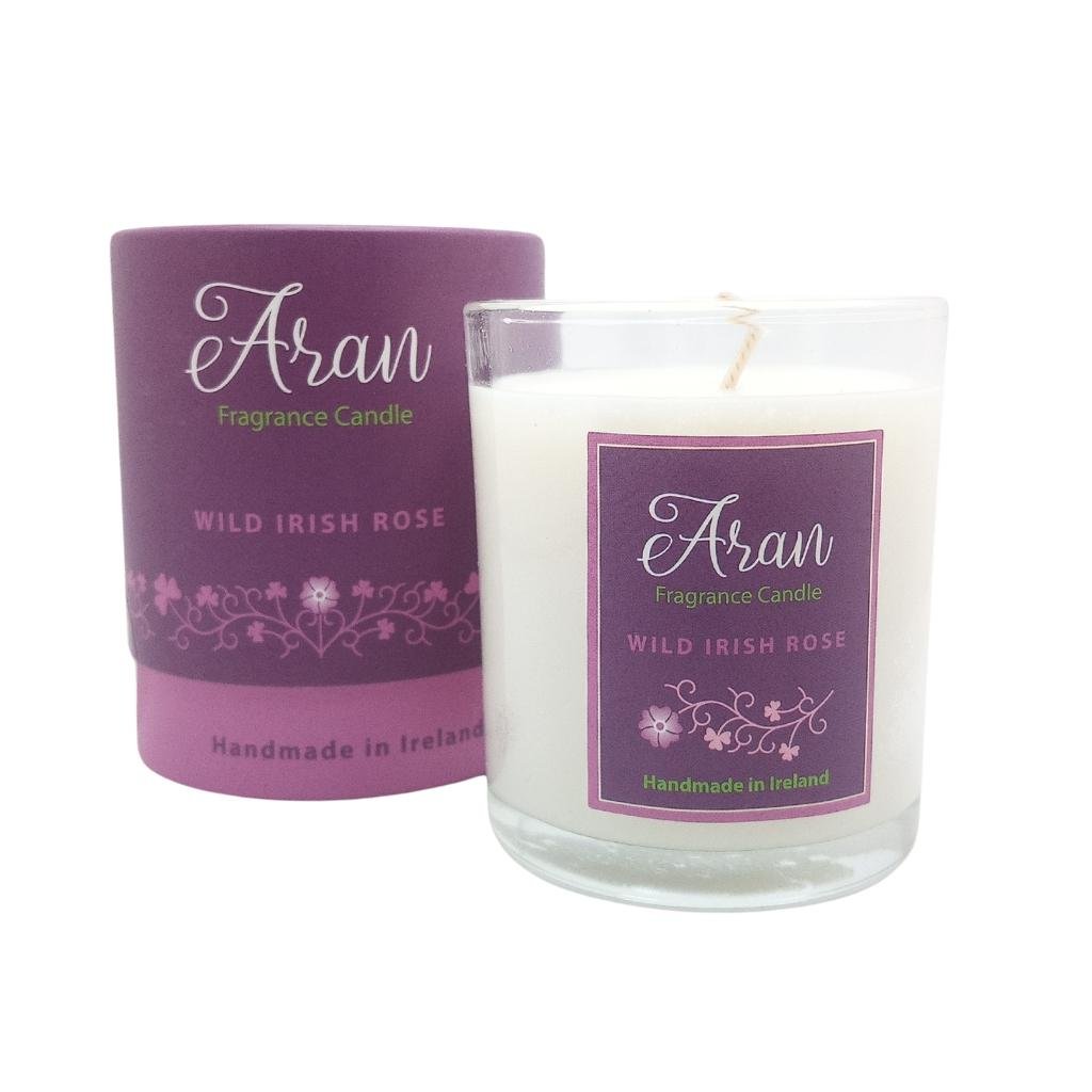 Aran Wild Irish Rose Candle 150g