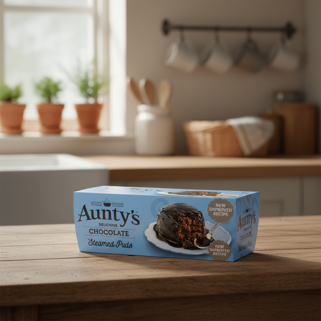 Aunty's Chocolate Syrup Pudding - 2 Pack