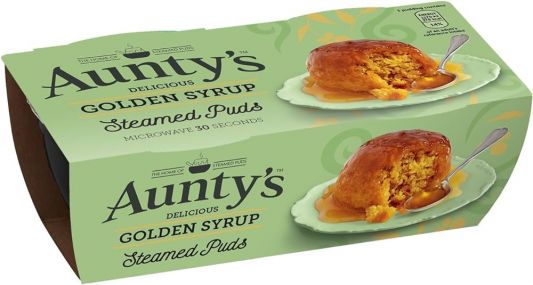 Aunty's Golden Syrup Pudding - 2 Pack