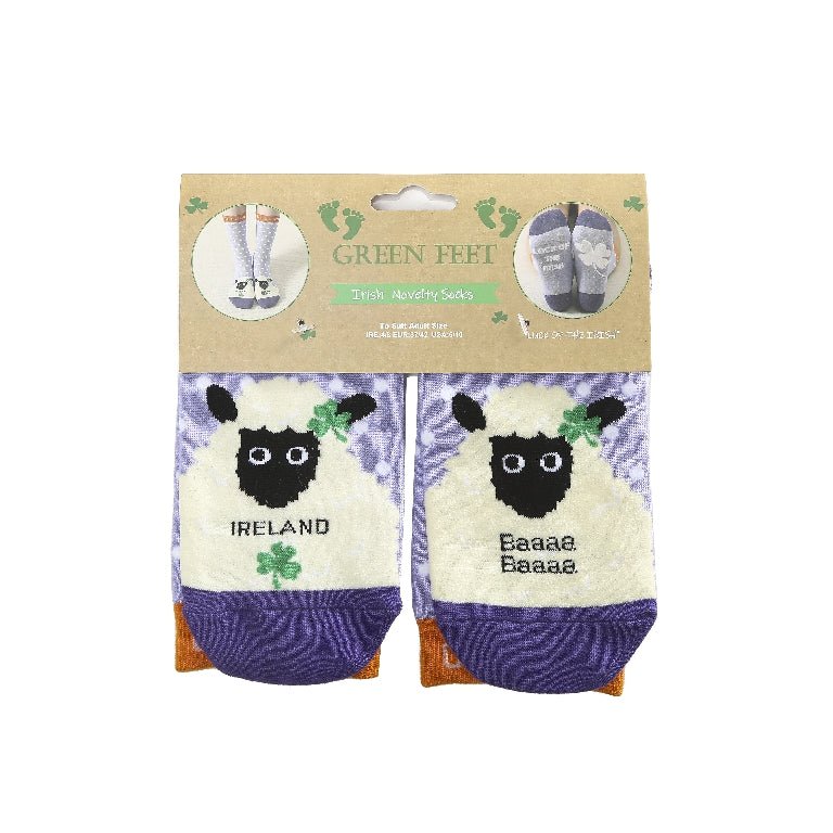 Baa Baa Sheep Irish Novelty Socks - The Celtic Gift Store - Socks