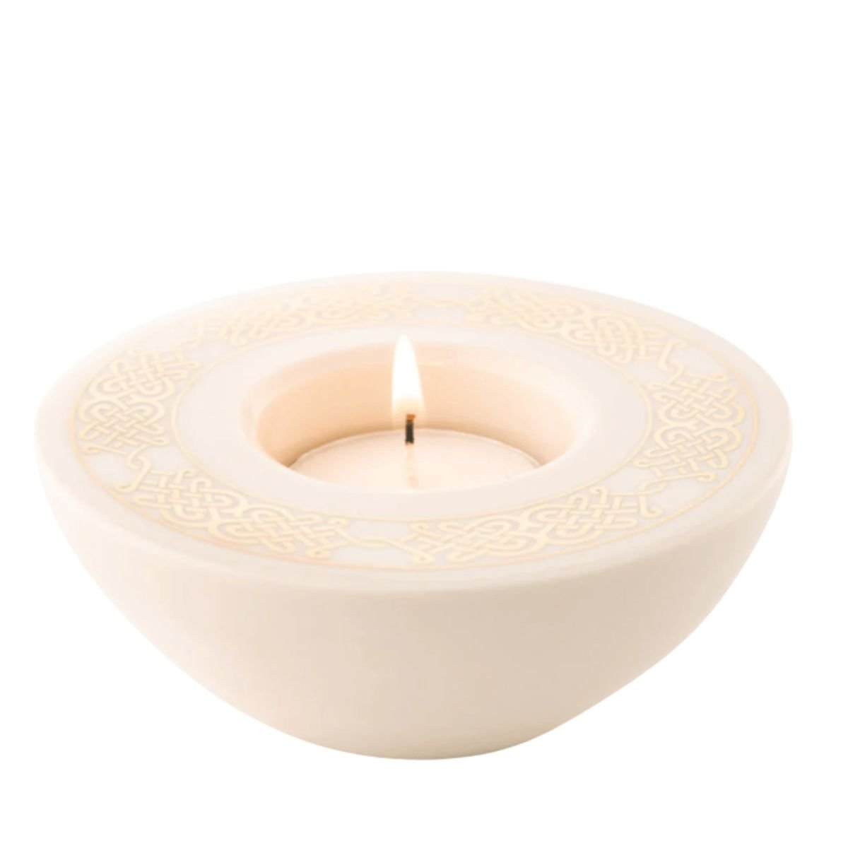 Belleek Celtic Knot Tealight Votive