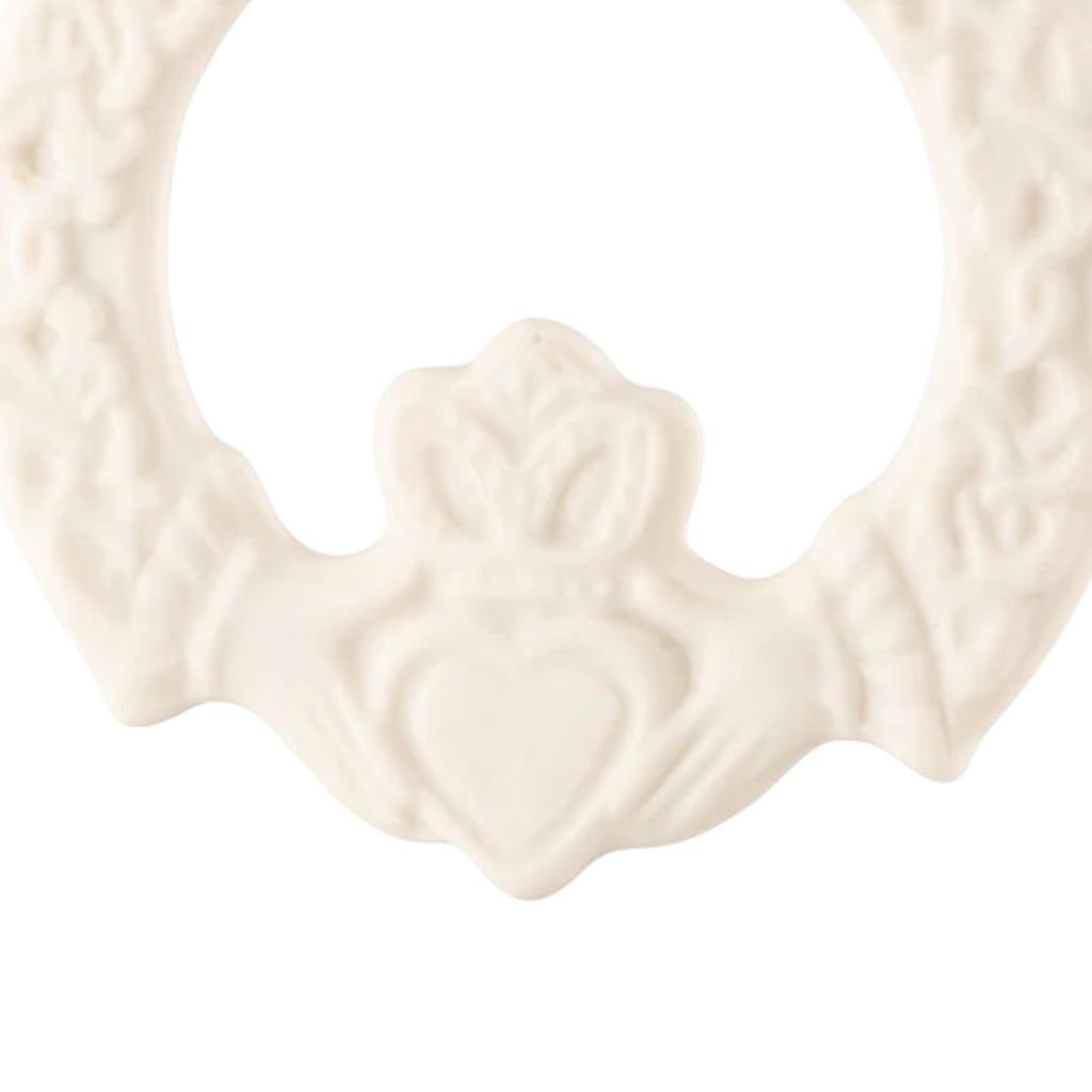 Belleek Classic Claddagh Ornament
