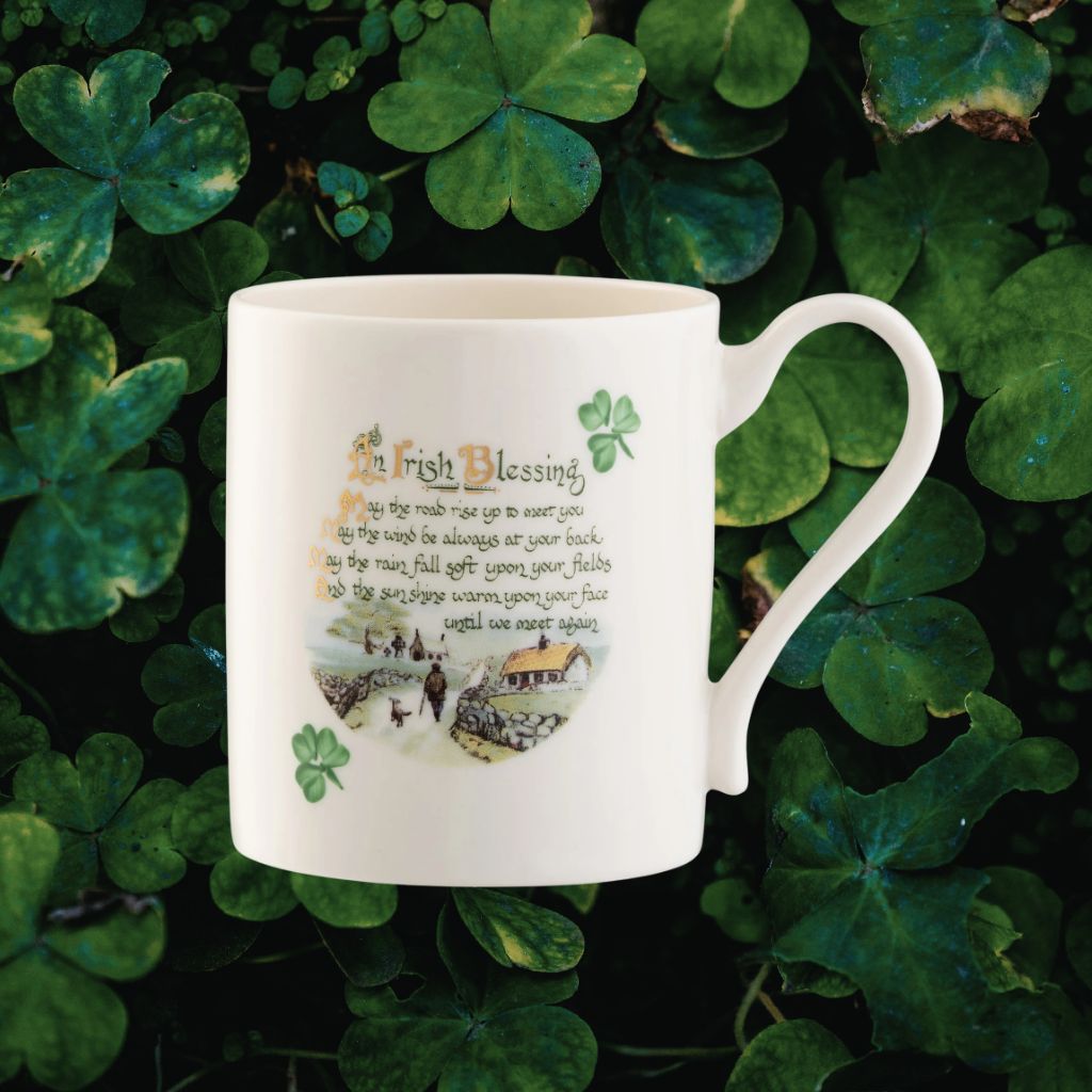 Belleek Classic Irish Blessing Mug