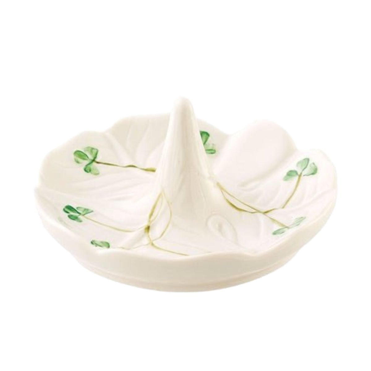 Belleek Classic Shamrock Ring Holder