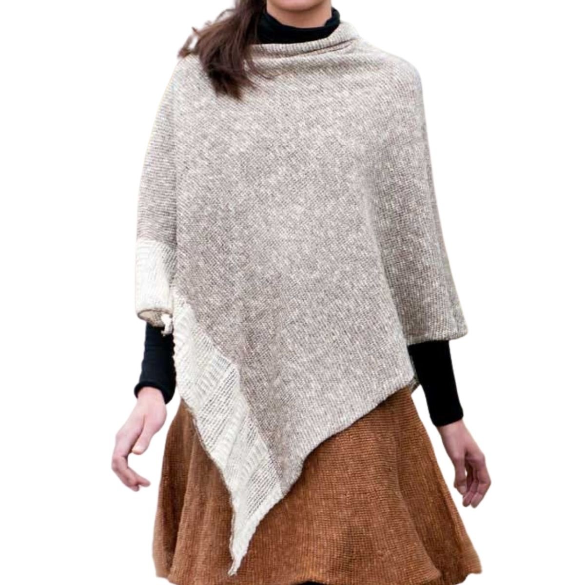 Bill Baber Linen Cape - Oat