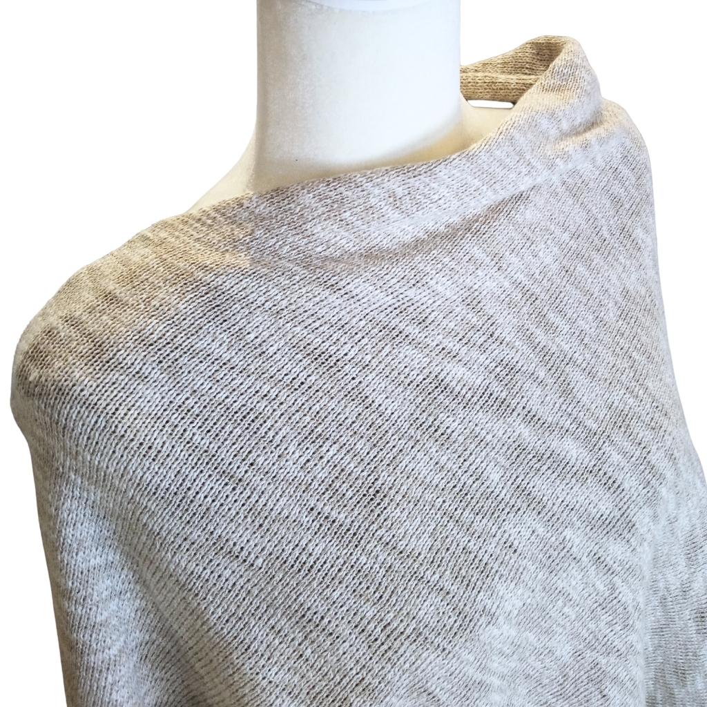 Bill Baber Linen Cape - Oat