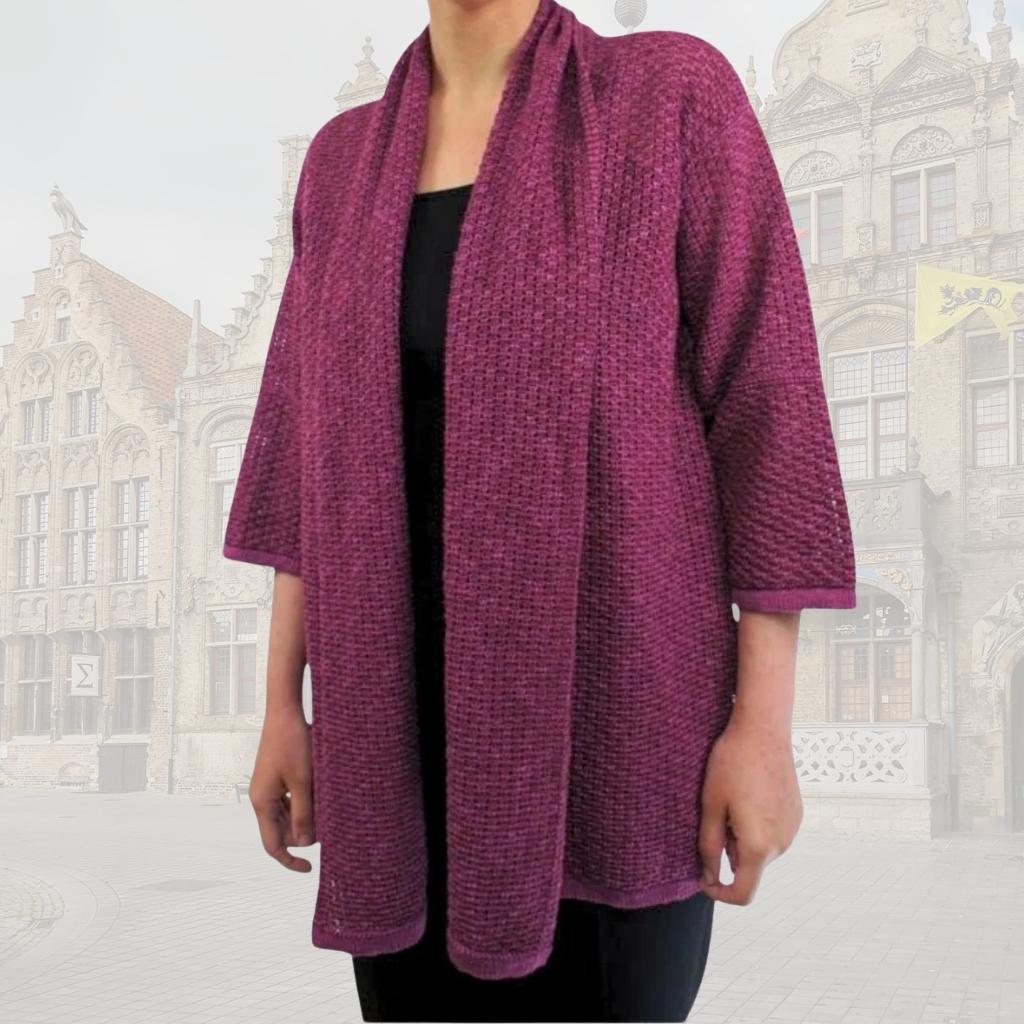 Bill Baber Long Crail Cardigan - Mallow