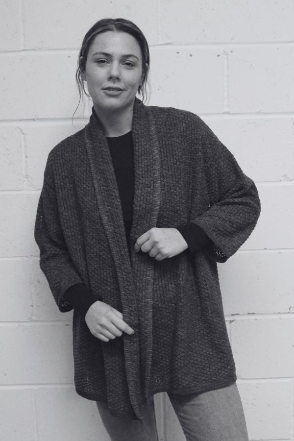 Bill Baber Long Crail Cardigan - Pine - The Celtic Gift Store - Clothing