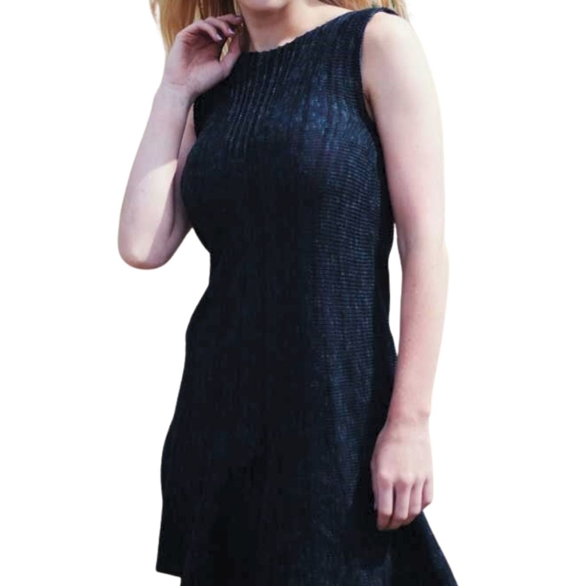 Bill Baber Long Sally Dress - Night Black